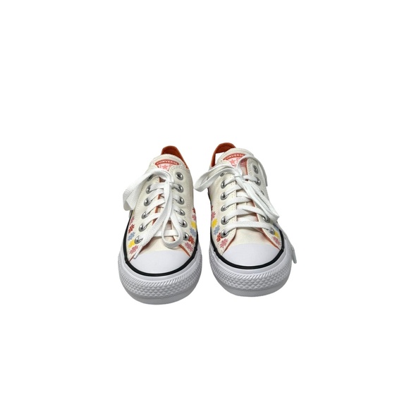 Converse Ctas OX Canvas Egret Multi Low Top Sneakers Women's Shoes Skate A08107F - Picture 6 of 9